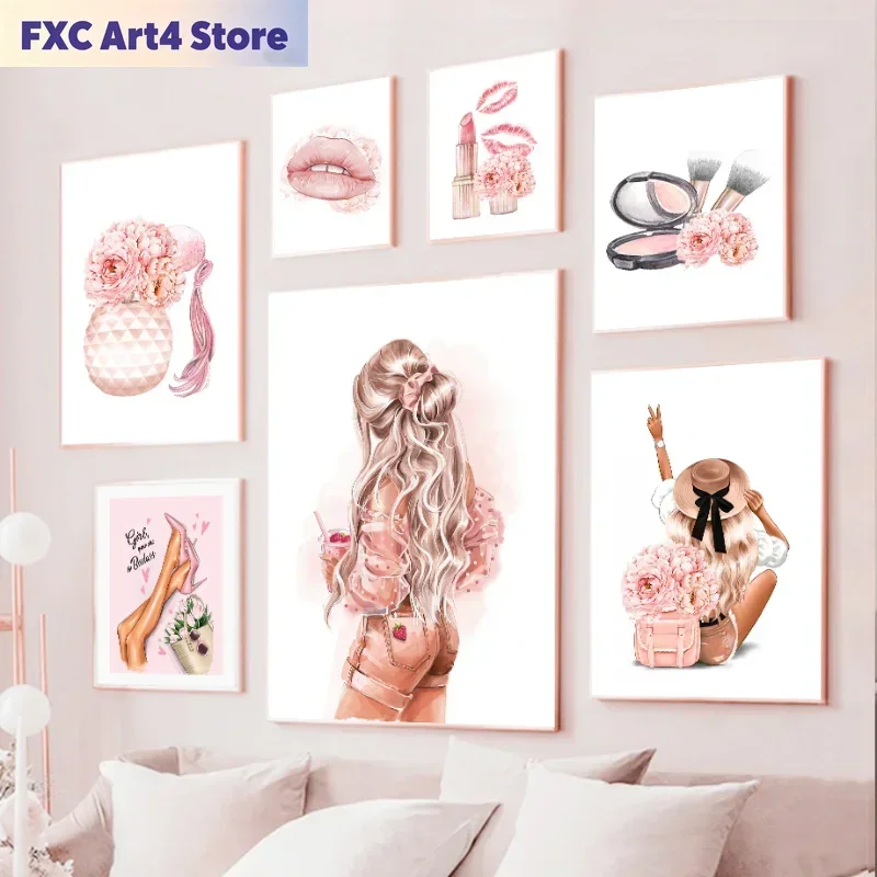 Home Decor Japandi - Frameless Fashion Art Canvas Painting Perfume