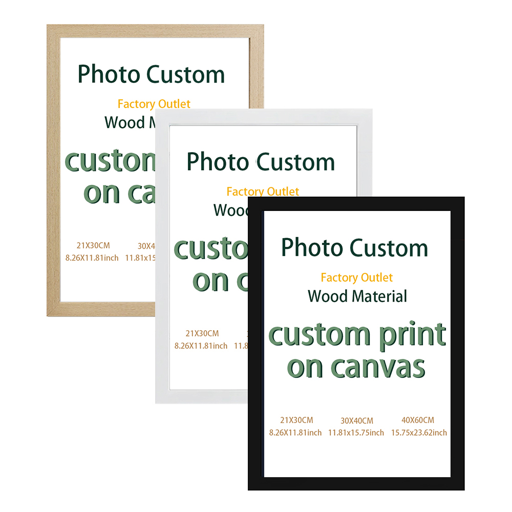 Home Decor Zone - Customized canvas painting plus photo frame,high-definition