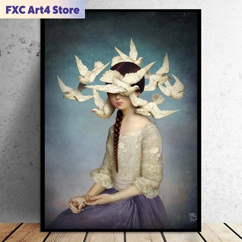 Home Decor Niche - Frameless Nordic Modern Contracted Figure Painting