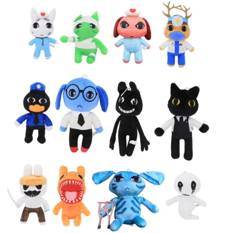 Home Decor Mod - Horror Game Animal Hospital Plush Dolls,Soft