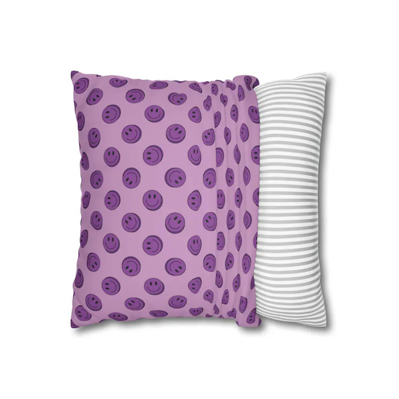 VIKAMA Purple Smile Cushion Co - Home Decor Emoji recension och pris