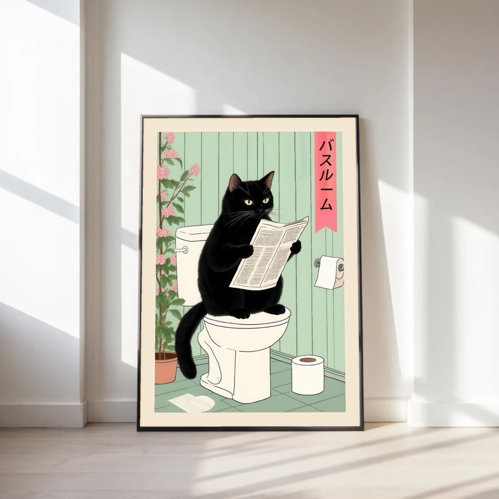 Modern,Retro Interesting Toile - Home Decor Cat recension och pris