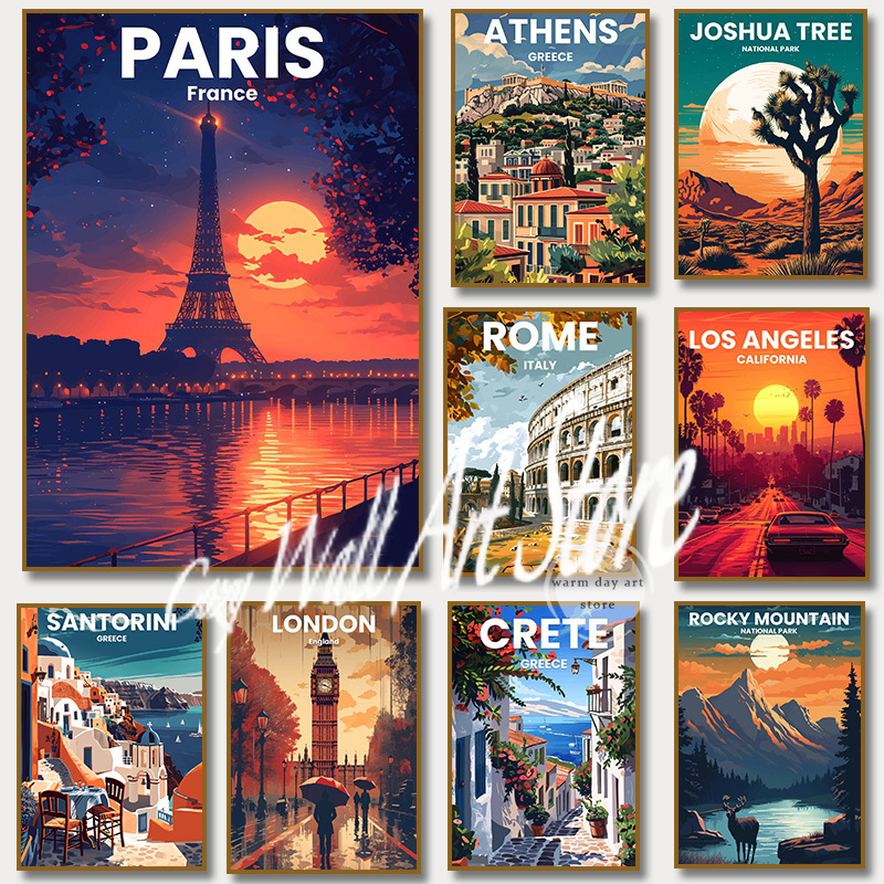 Los Angeles Santorini Greece R - Home Decor London recension och pris