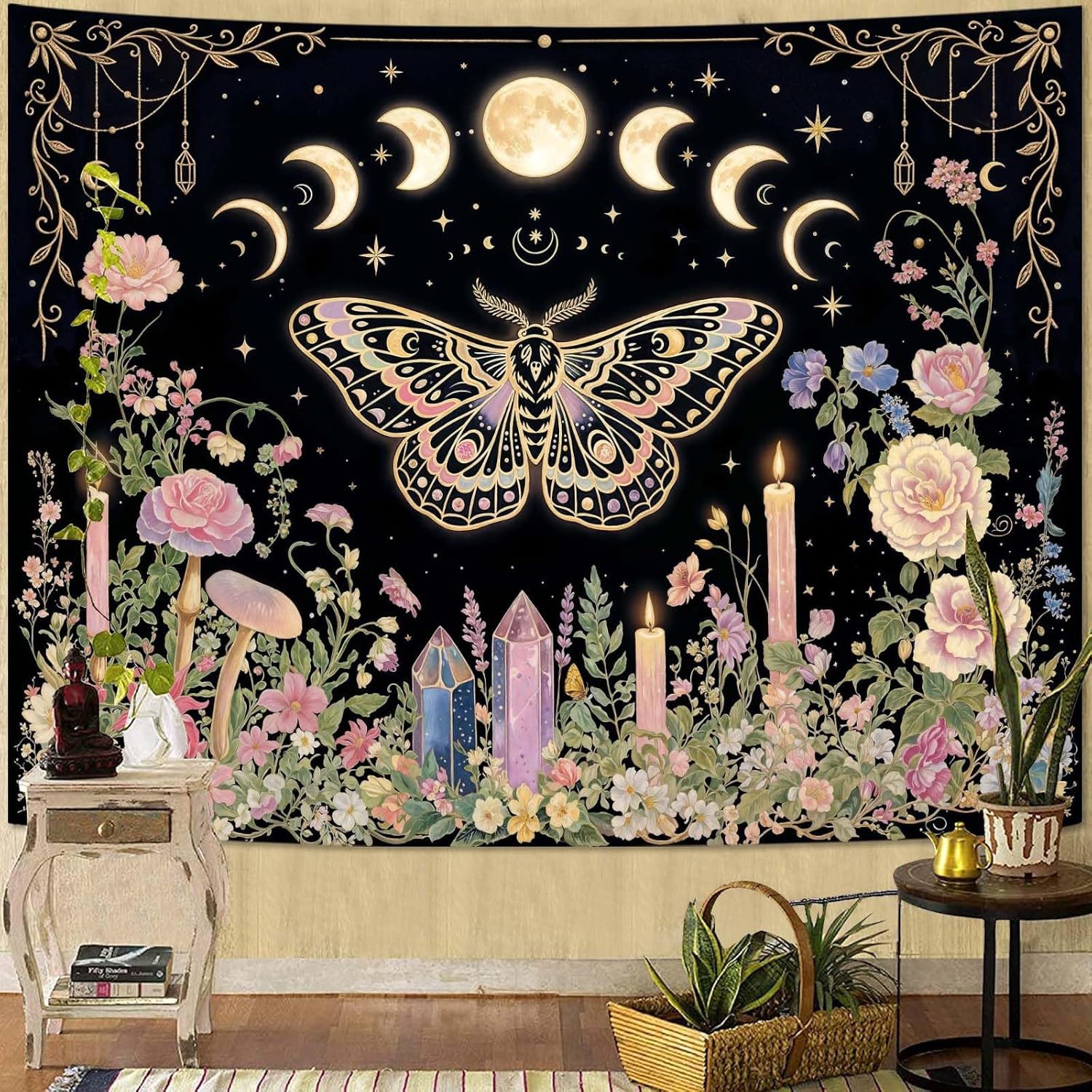 Butterfly Tapestry Wall Hangin - Aesthetic Tapestry recension och pris