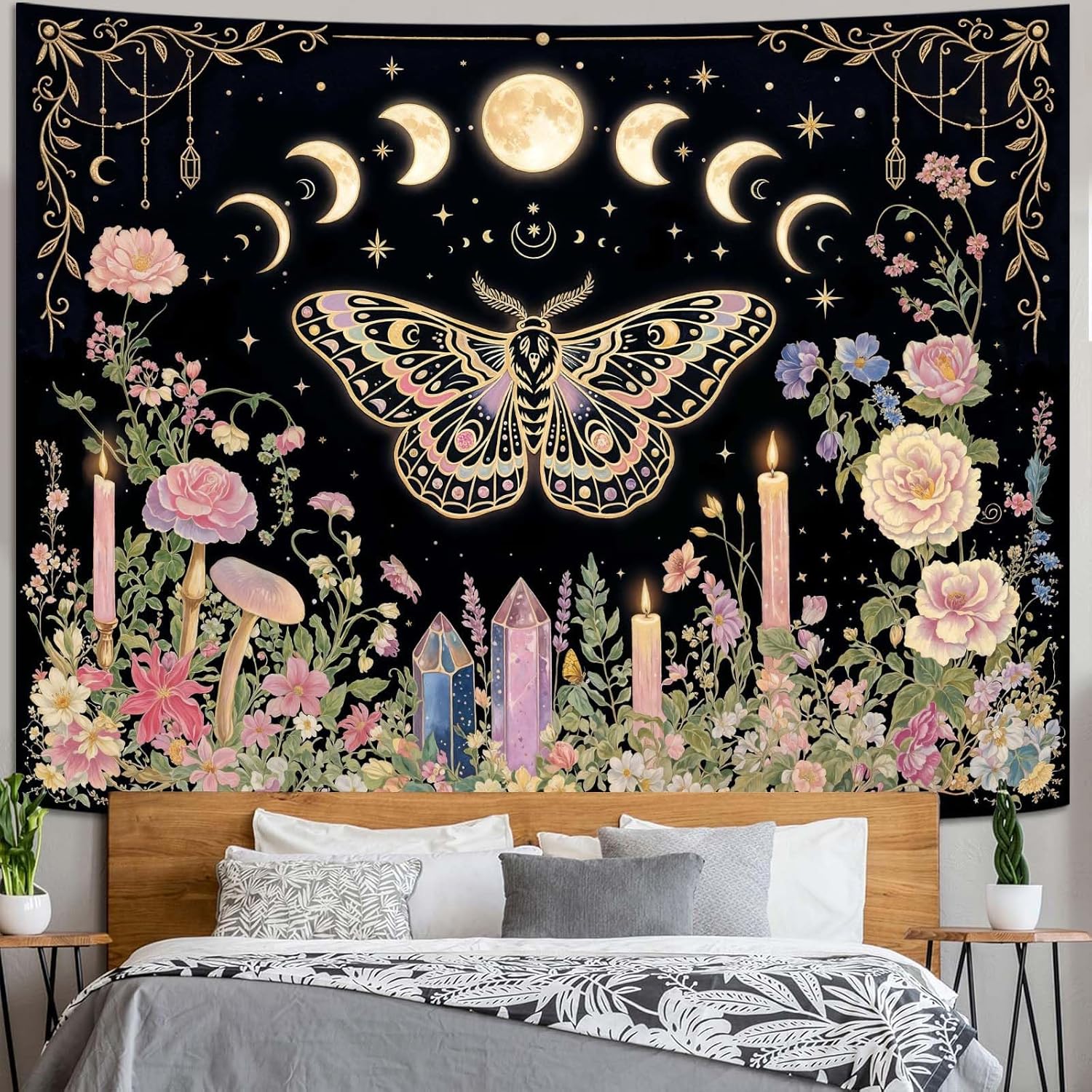 Butterfly Tapestry Wall Hangin - Aesthetic Tapestry recension och pris