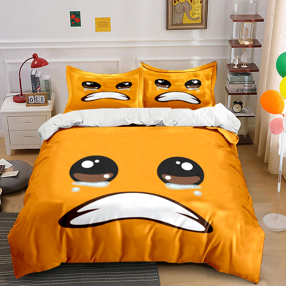 Cute Crying Orange Face Emoji  - Home Decor Emoji recension och pris