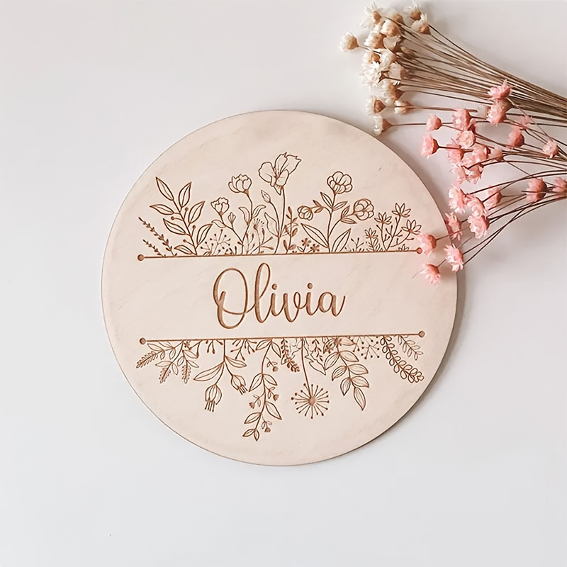 Personalized Floral Engraved N - Home Christmas Decor recension och pris