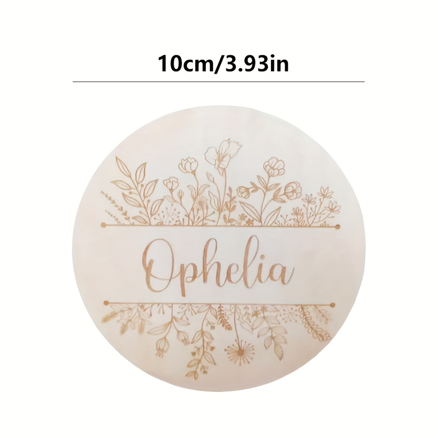 Personalized Floral Engraved N - Home Christmas Decor recension och pris