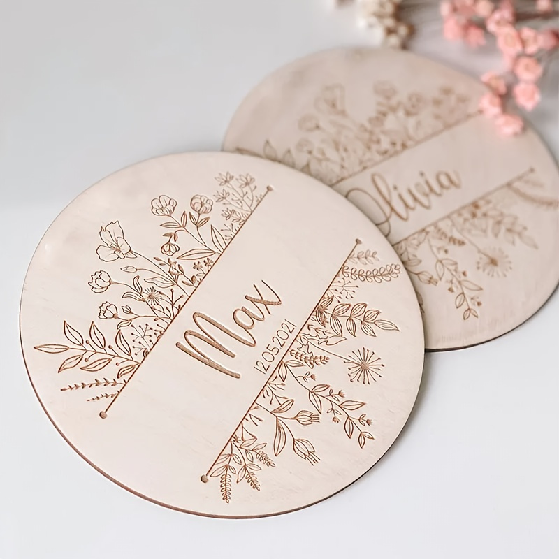 Personalized Floral Engraved N - Home Christmas Decor recension och pris
