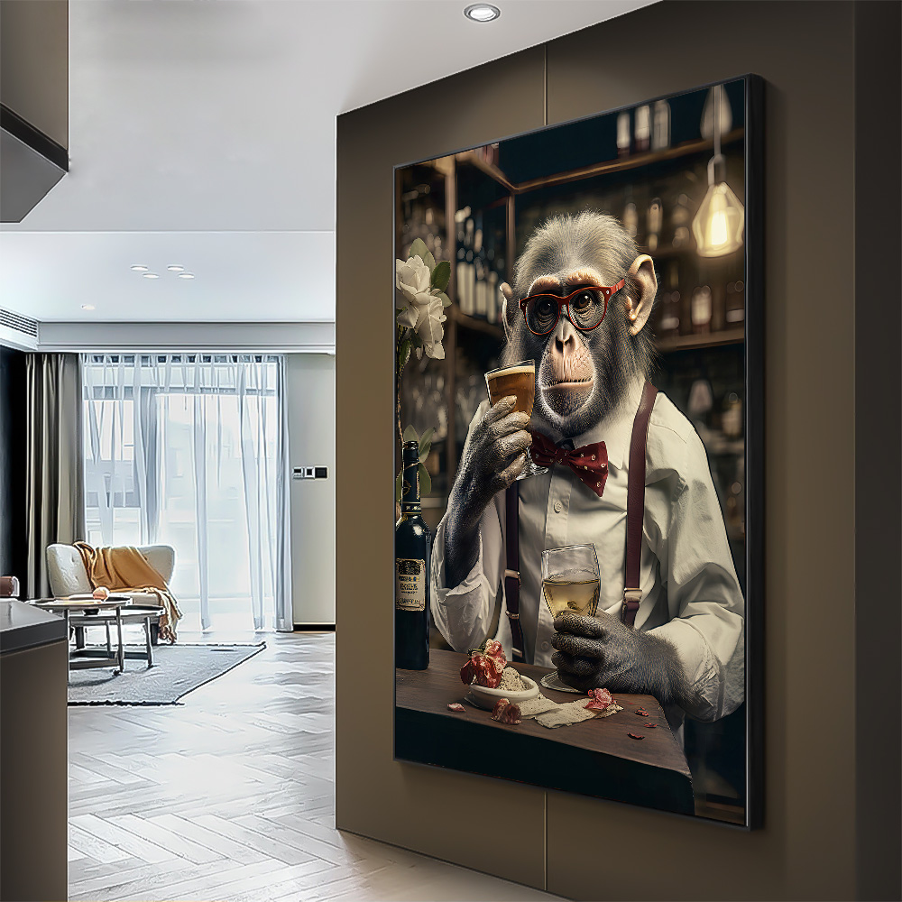 Nordic Gorilla Wear Suit Wall  - Home Decor Japandi recension och pris