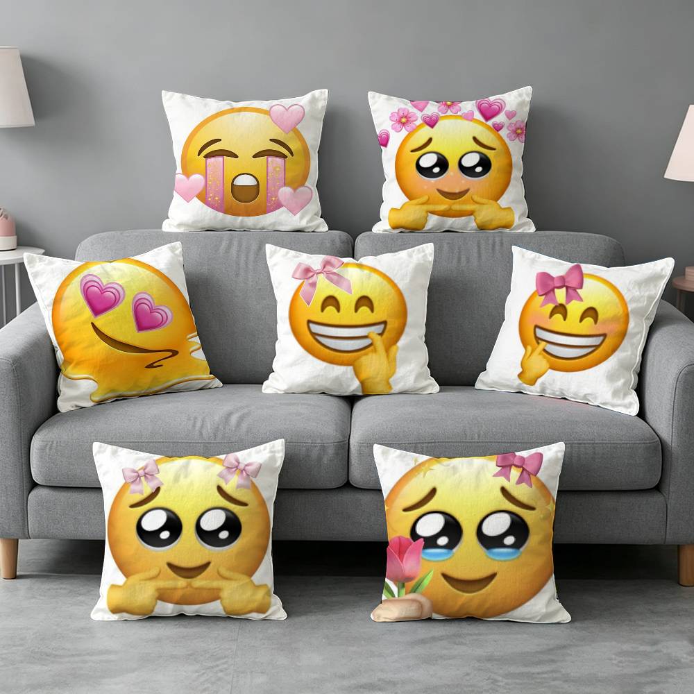 spring-g emojis-s Pillow cover - Home Decor Emoji recension och pris