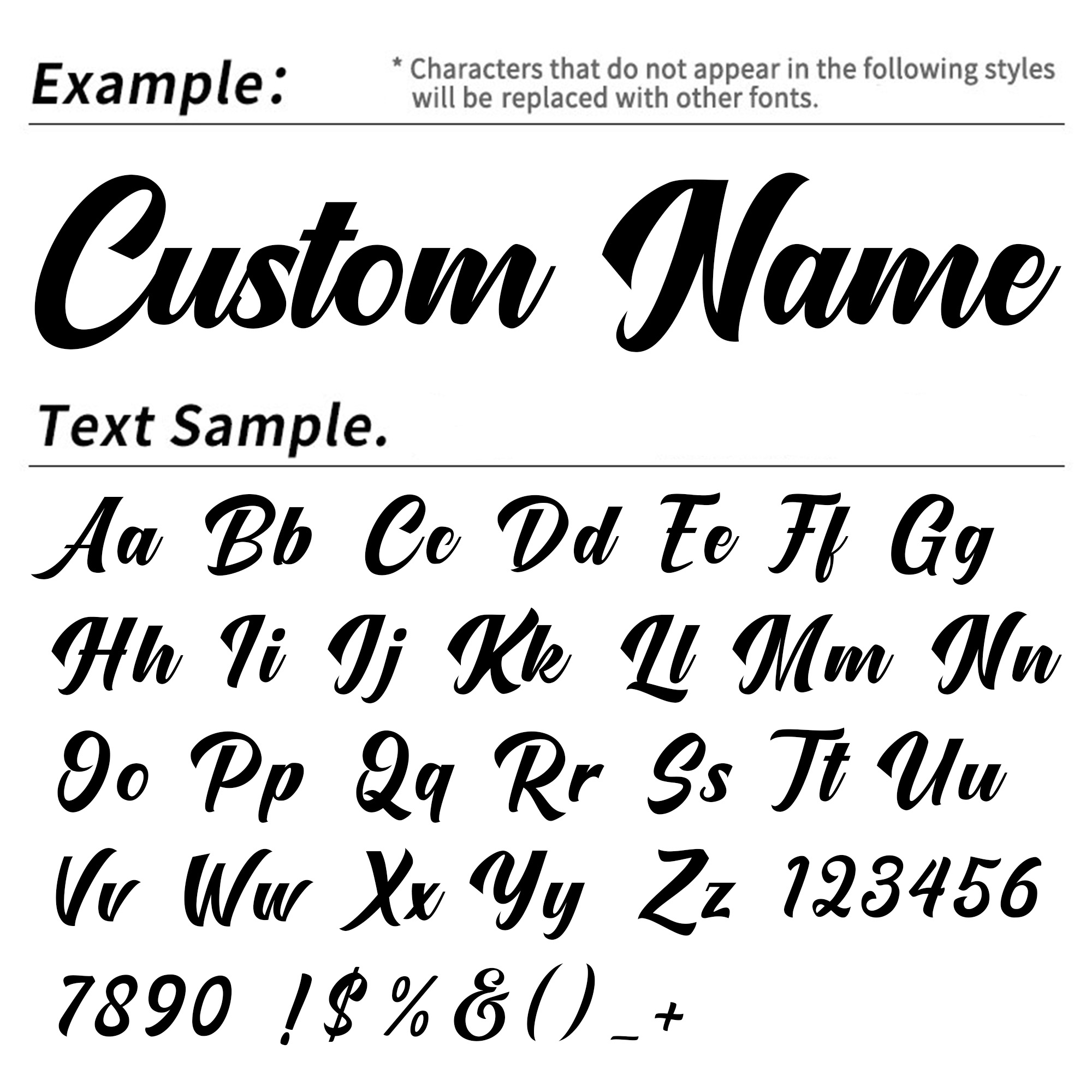3PCS Custom Name Stickers Pers - Home Christmas Decor recension och pris