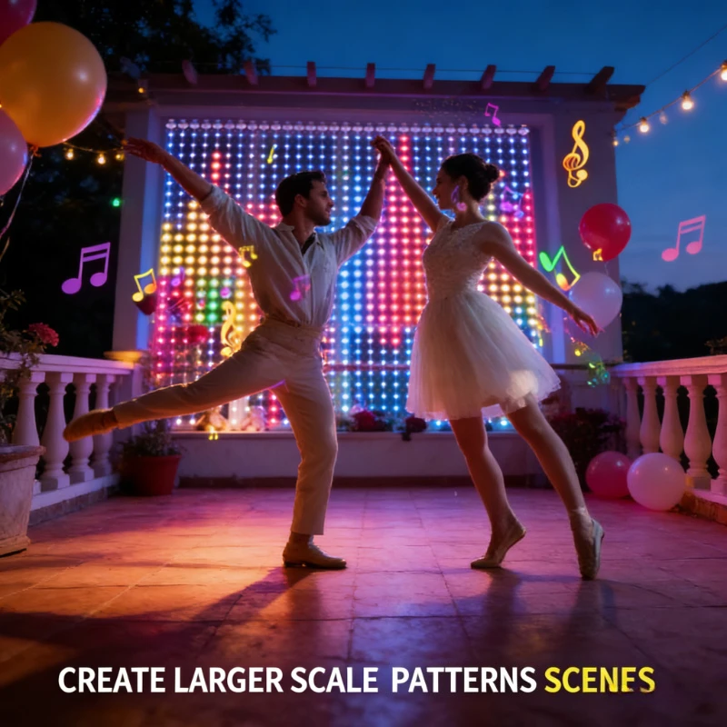 Smart 400LED Curtain Lights, M - String Curtain Light recension och pris