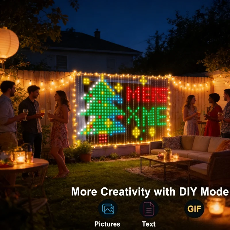 Smart 400LED Curtain Lights, M - String Curtain Light recension och pris