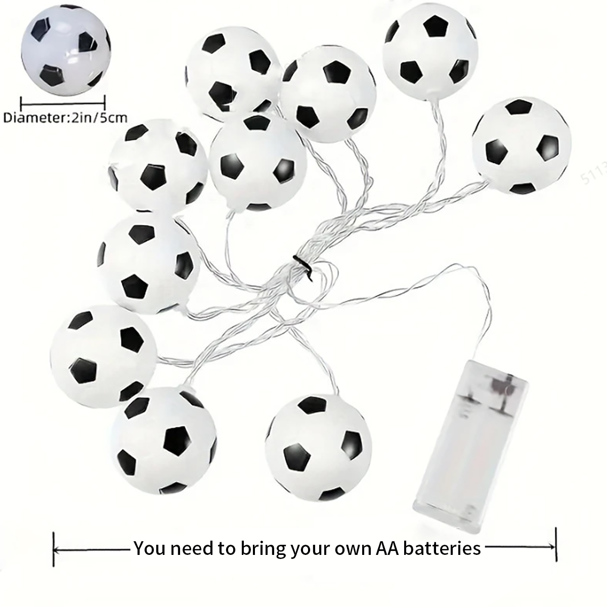 1Pcs Vibrant Football Led Stri - Home Decor Exchange recension och pris