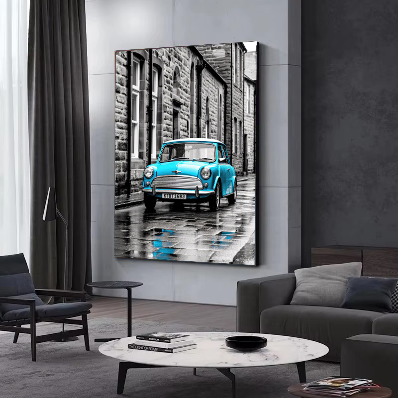 Modern Black and White Buildin - Home Decor London recension och pris