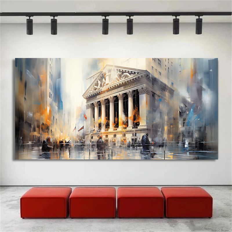 New York Stock Exchange Abstra - Home Decor Exchange recension och pris