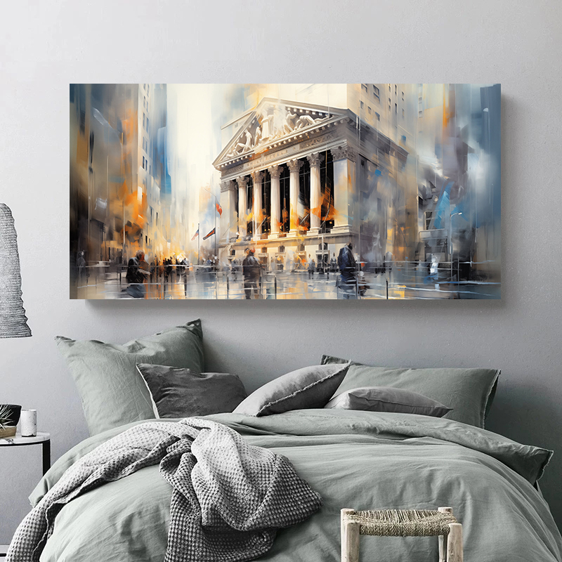 New York Stock Exchange Abstra - Home Decor Exchange recension och pris