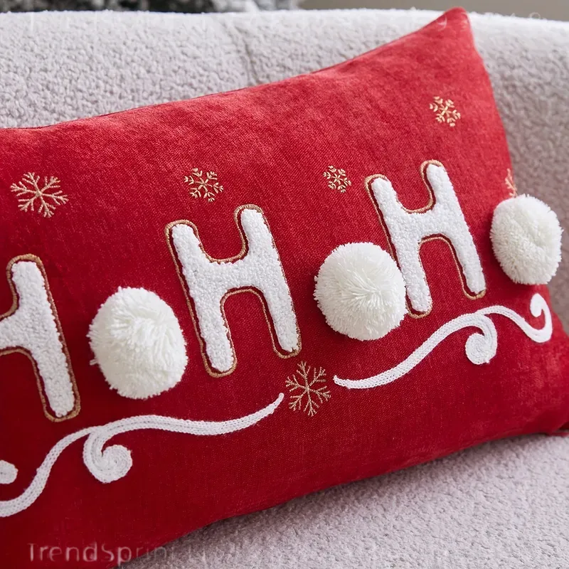 1pc Terry Embroidery HOHOHO Ch - Home Christmas Decor recension och pris