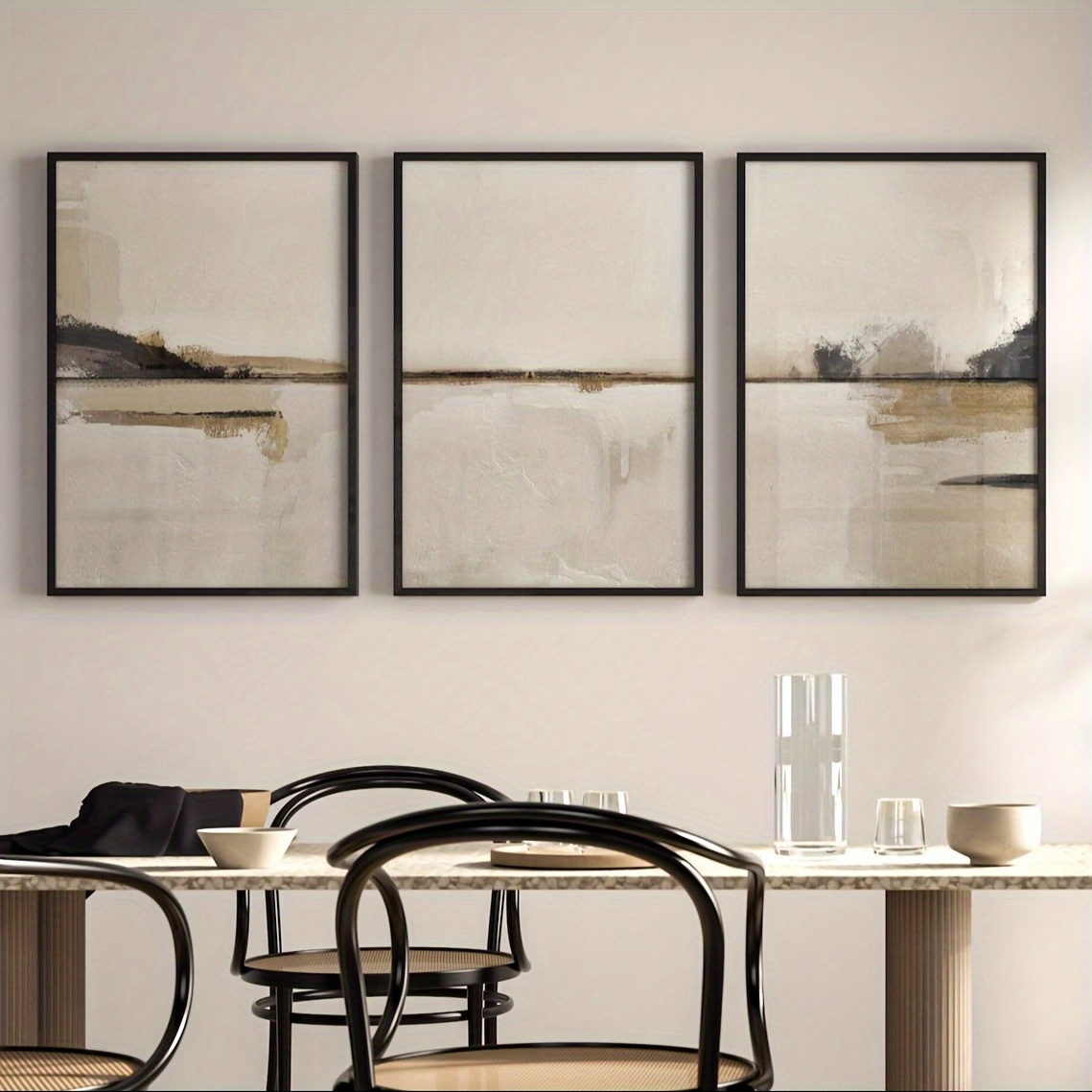 3pcs/set Neutral Abstract Geom - Home Decor Japandi recension och pris