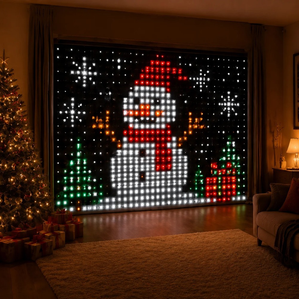 LED Pixel Curtain Lights Bluet - String Curtain Light recension och pris