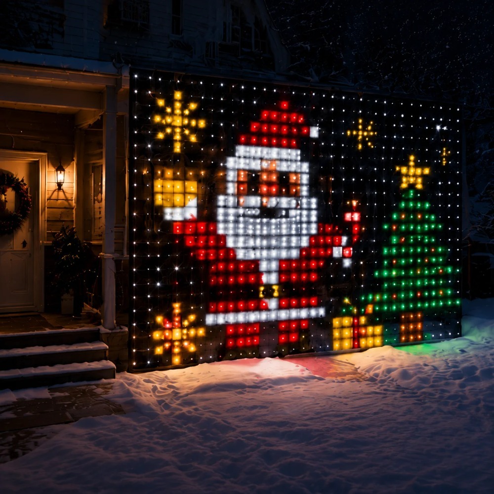 LED Pixel Curtain Lights Bluet - String Curtain Light recension och pris