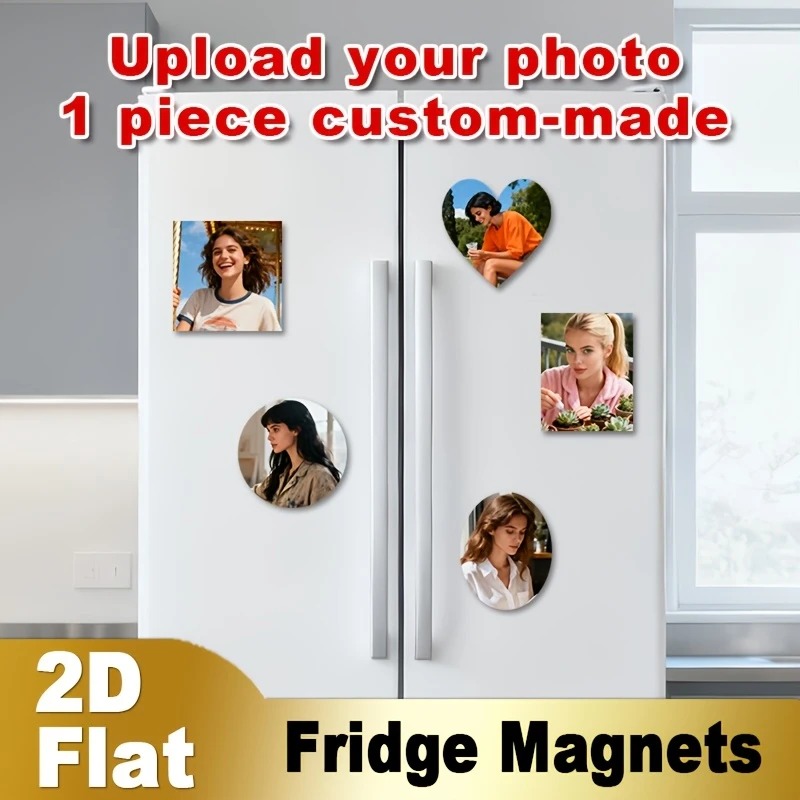 Custom Photo Fridge Magnet 2D  - Home Christmas Decor recension och pris