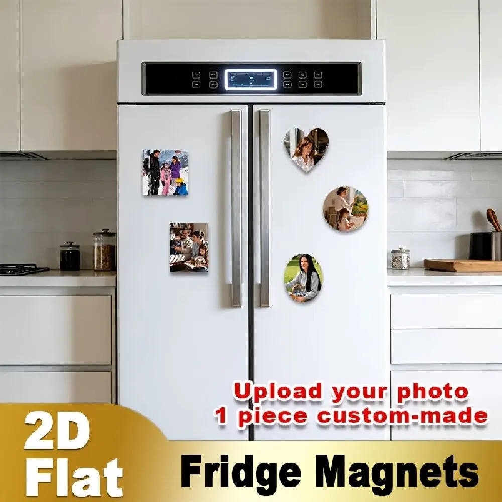 Custom Photo Fridge Magnet 2D  - Home Christmas Decor recension och pris