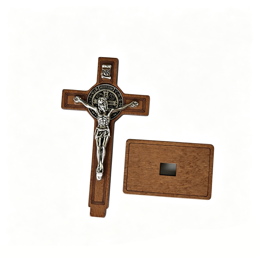 St Benedict Standing Crucifix  - Home Decor Mod recension och pris
