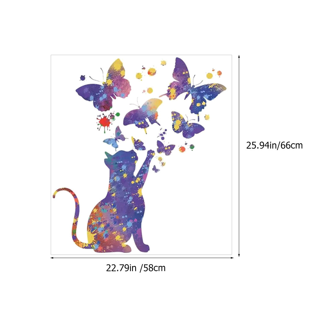 2 Sheets Cat Decal for Wall Bu - Home Decor Cat recension och pris