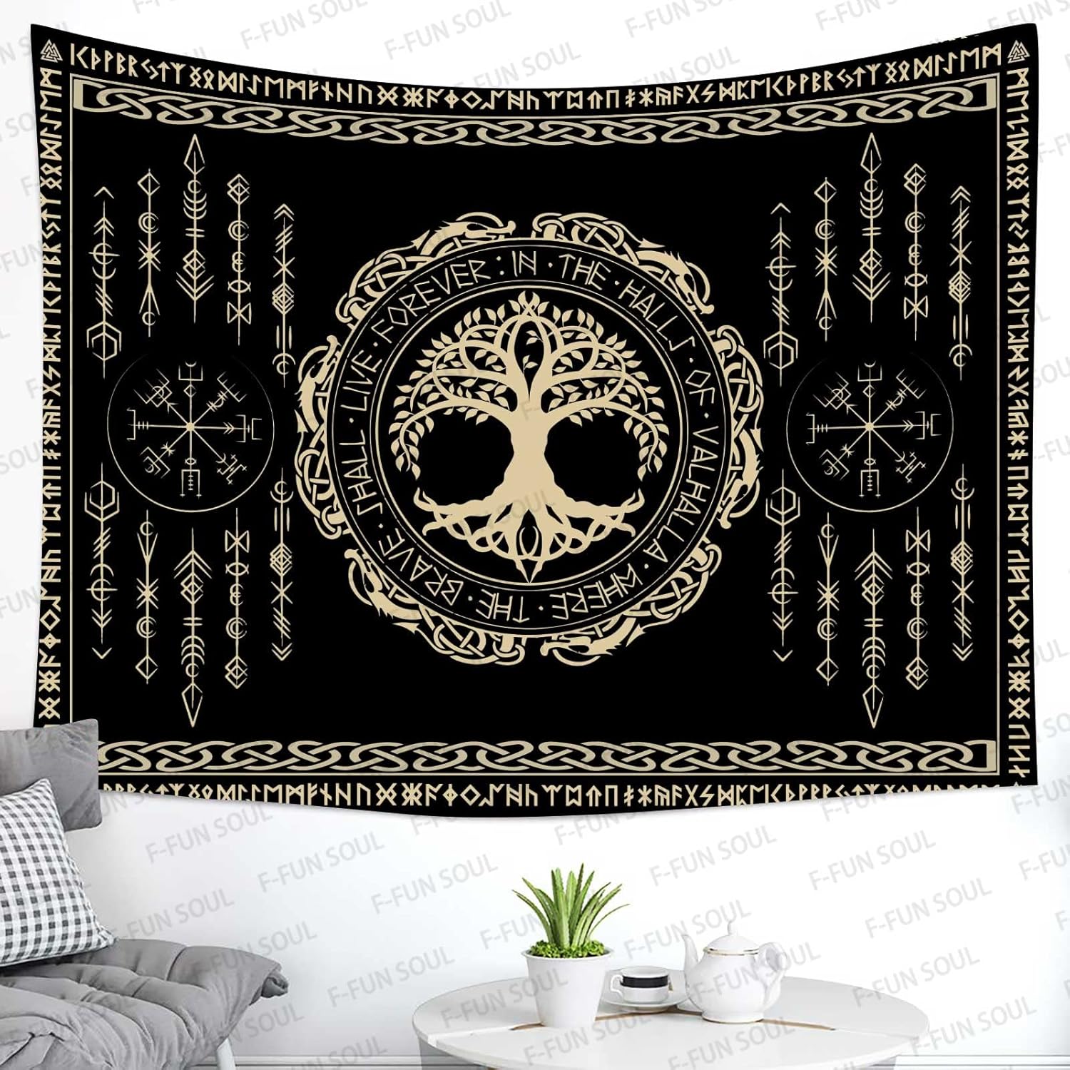 Norse Mythology Tapestry Indie - Aesthetic Tapestry recension och pris