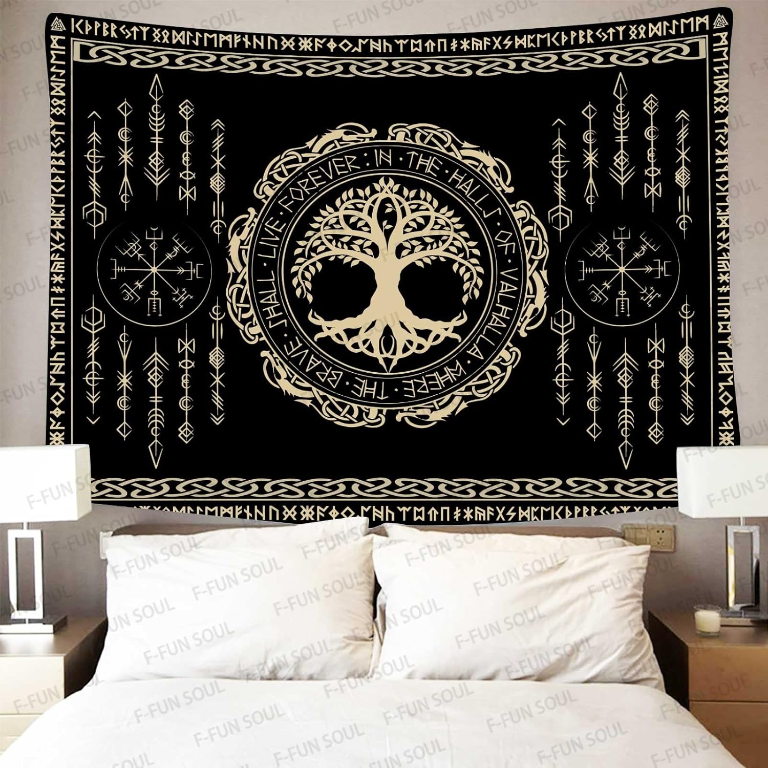 Norse Mythology Tapestry Indie - Aesthetic Tapestry recension och pris