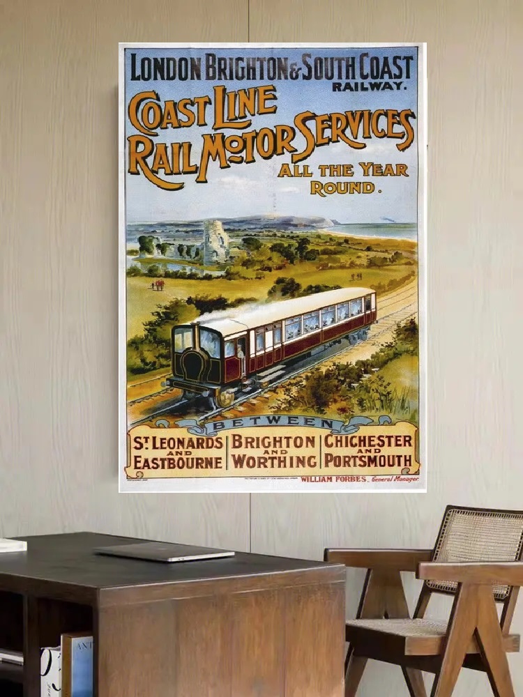 Vintage Railway London to Lond - Home Decor London recension och pris