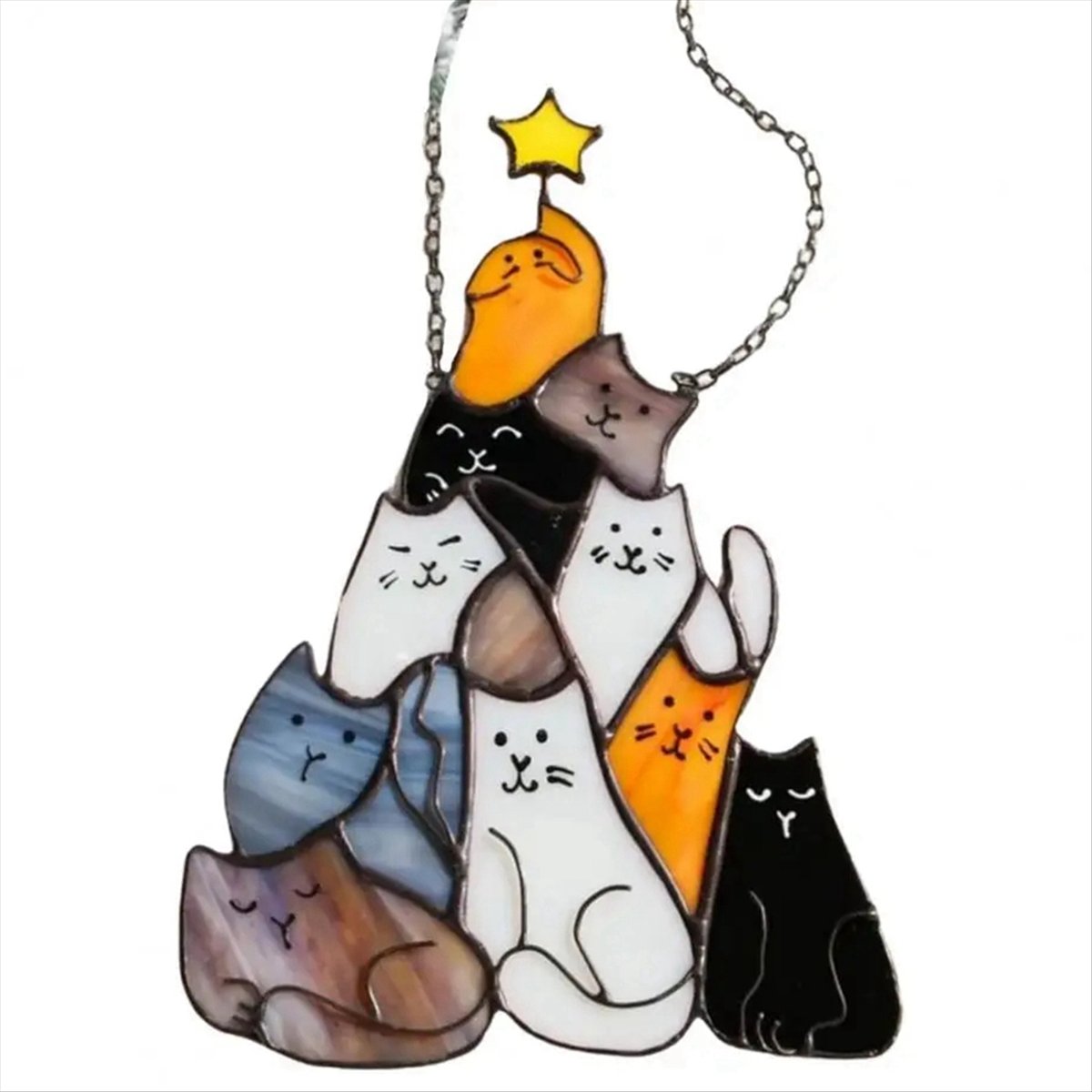[N84R] Cat Sun Catcher Acrylic - Home Decor Cat recension och pris