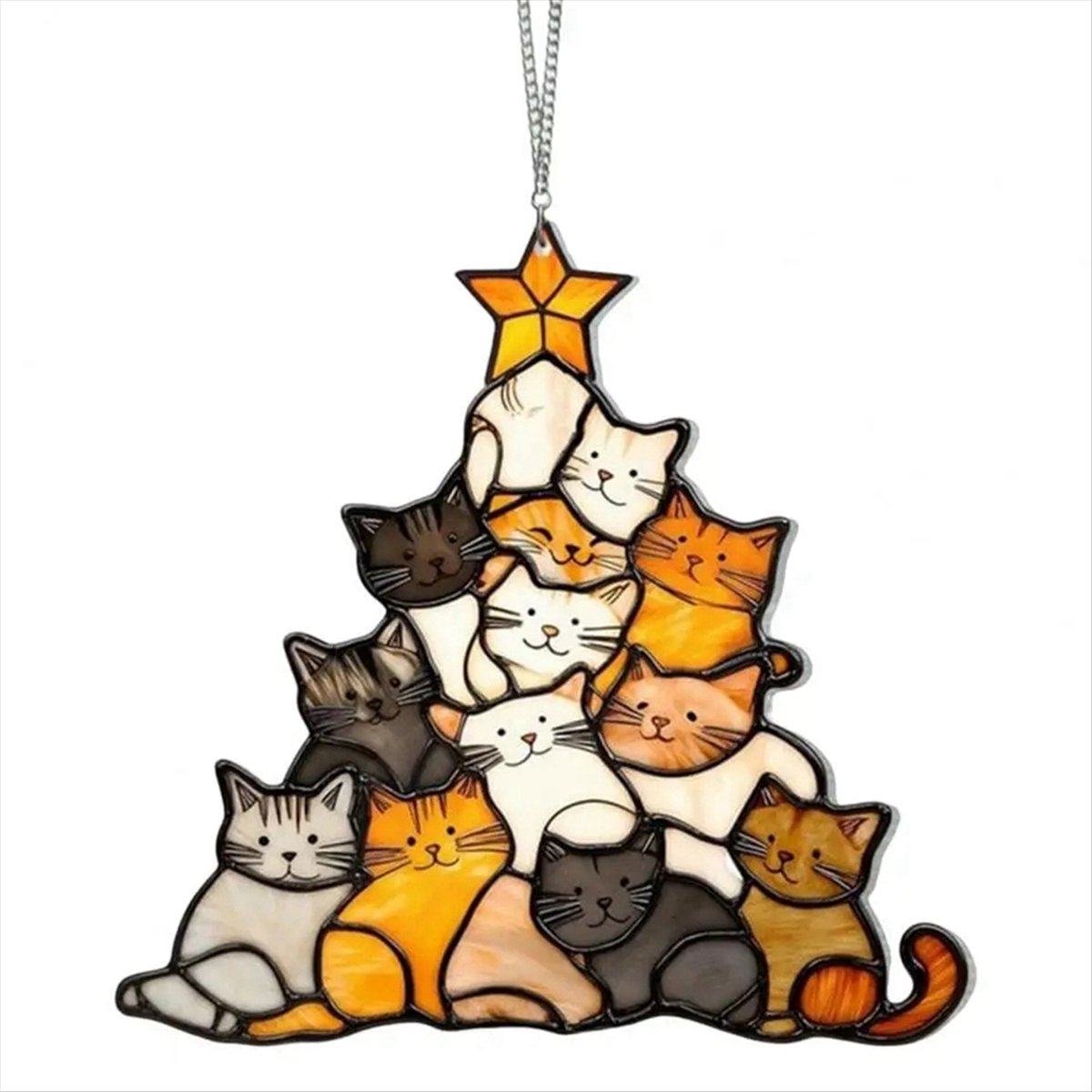 [N84R] Cat Sun Catcher Acrylic - Home Decor Cat recension och pris
