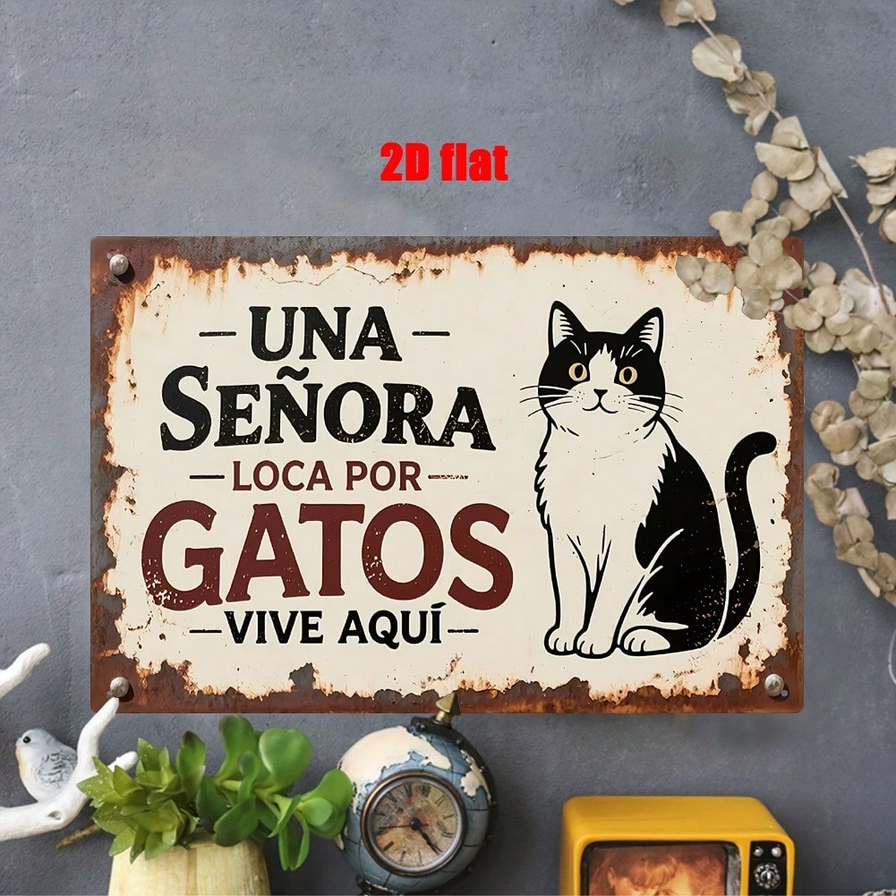 Spanish Crazy Cat Lady Home De - Home Decor Cat recension och pris