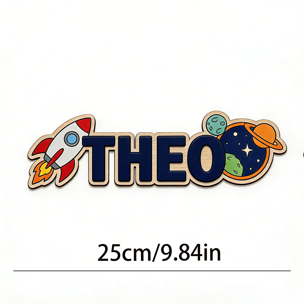 Personalized Space Rocket Name - Home Decor Zone recension och pris