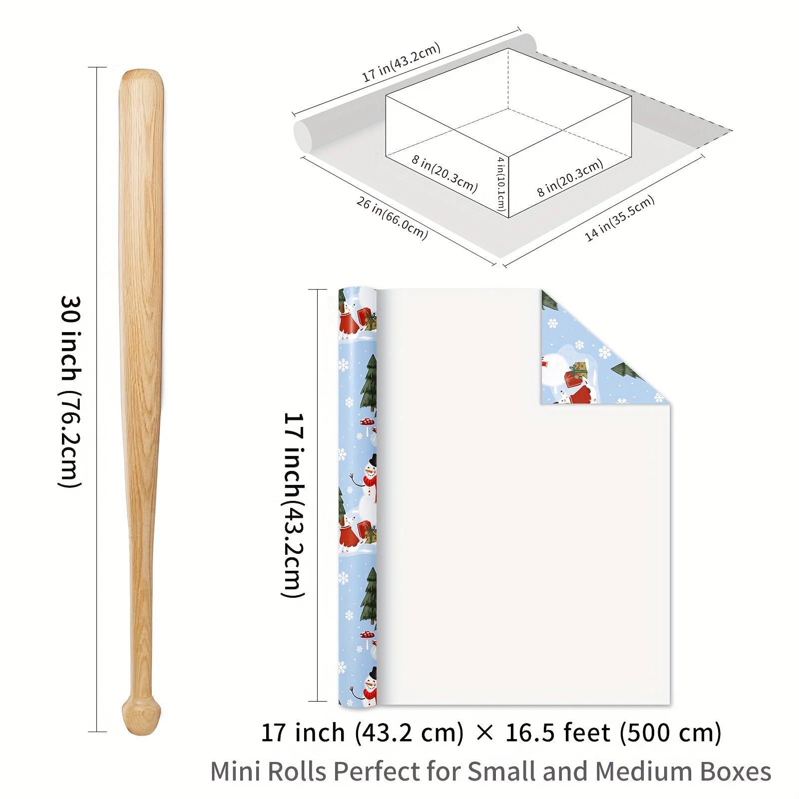 1 Roll of Christmas Wrapping P - Home Decor Exchange recension och pris