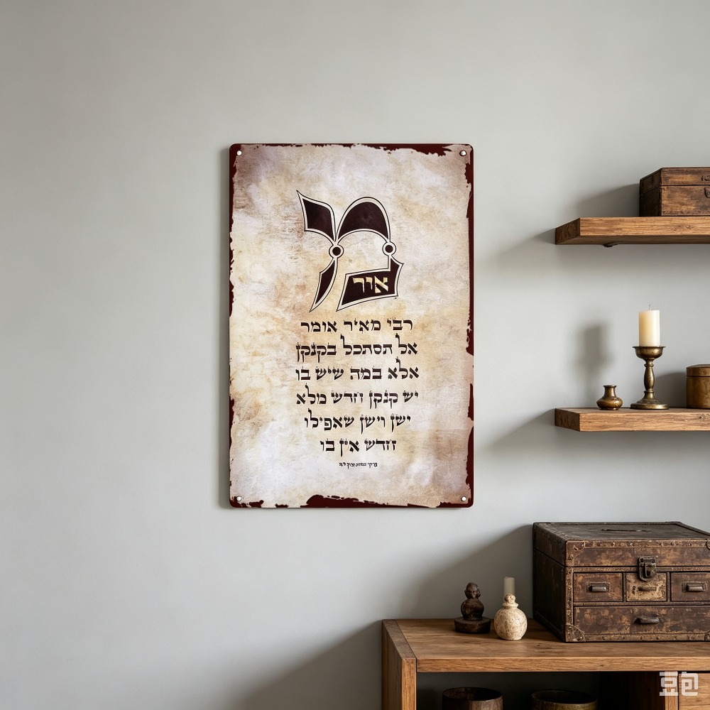 CIFBUY Vintage Hebrew Torah Sc - Home Decor Wall Art recension och pris