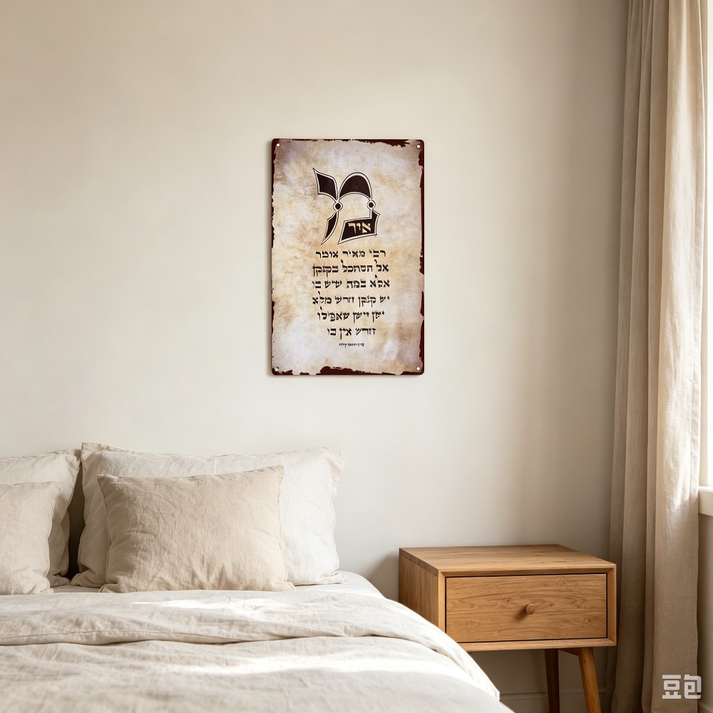 CIFBUY Vintage Hebrew Torah Sc - Home Decor Wall Art recension och pris
