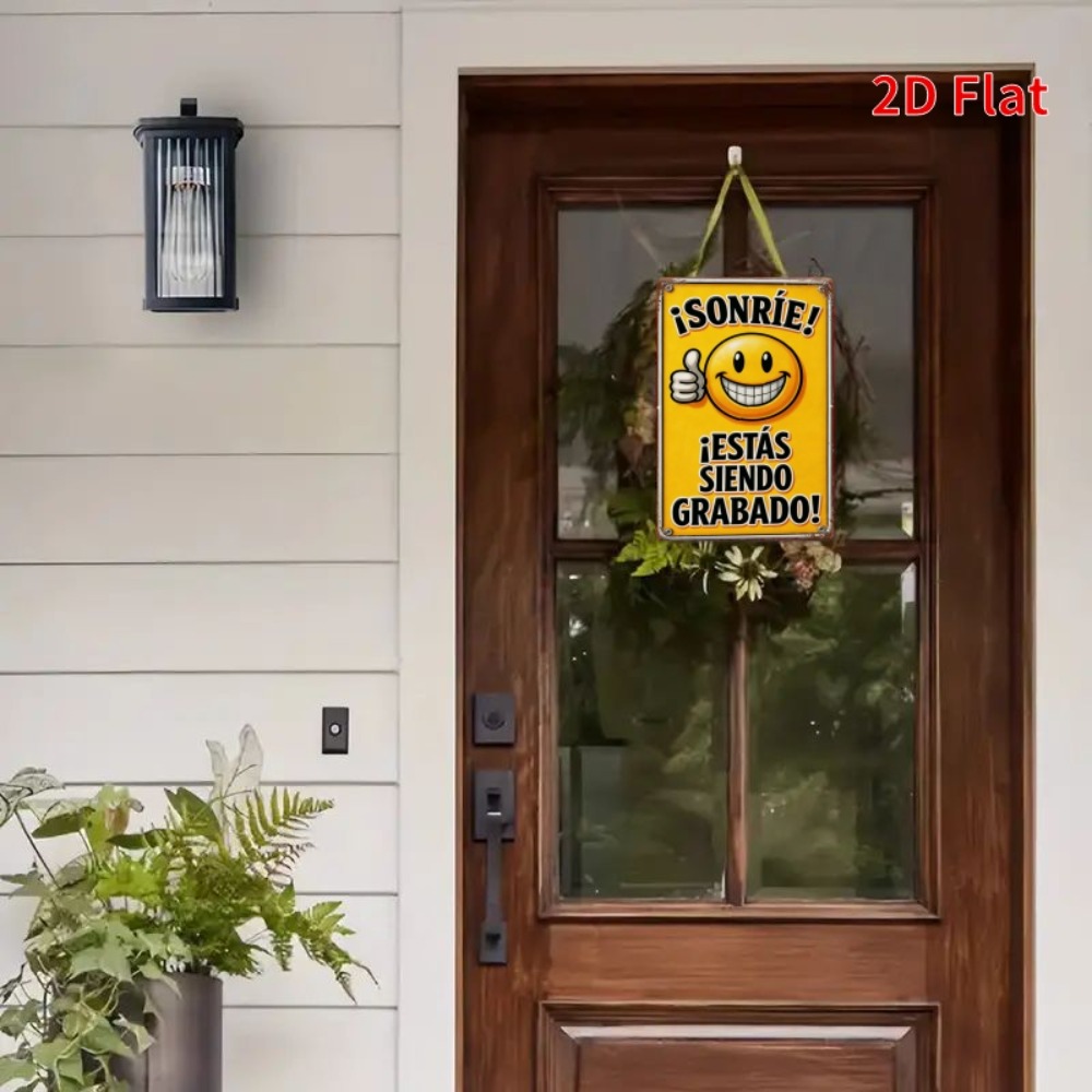 Tin Sign - Smile You Are Being - Home Decor Emoji recension och pris