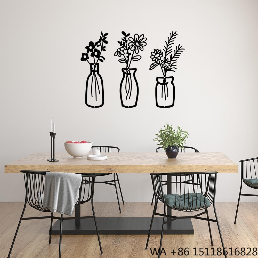 Art Deco Stainless Steel Flowe - Home Decor Handicraft recension och pris