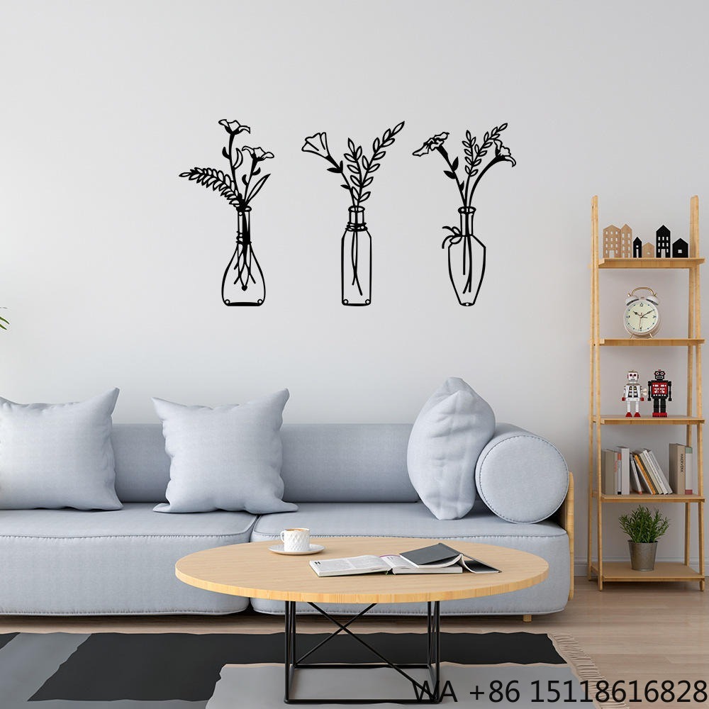 Art Deco Stainless Steel Flowe - Home Decor Handicraft recension och pris