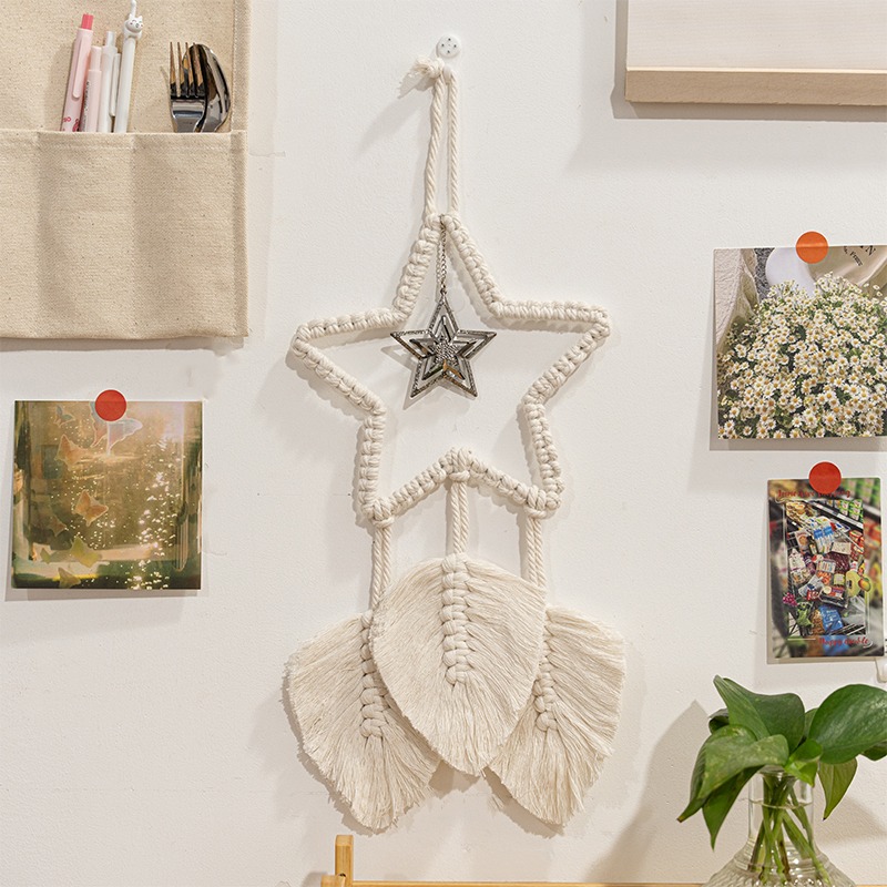 1 PC Starry Fringe Weave Tapes - Aesthetic Tapestry recension och pris
