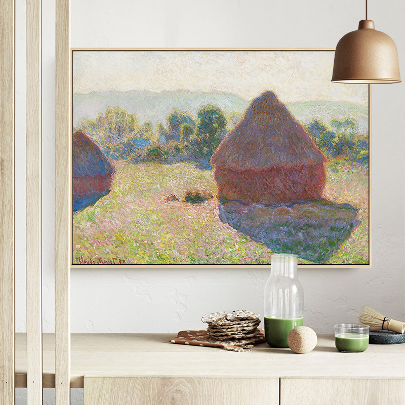 Famous Monet Poster Canvas Pai - Home Decor Japandi recension och pris