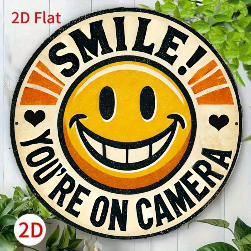 2026 Wooden 2D Flat Smile You' - Home Decor Emoji recension och pris