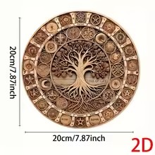 2026 Wooden 2D Flat Smile You' - Home Decor Emoji recension och pris