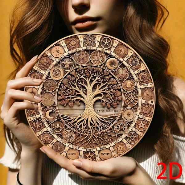 2026 Wooden 2D Flat Smile You' - Home Decor Emoji recension och pris