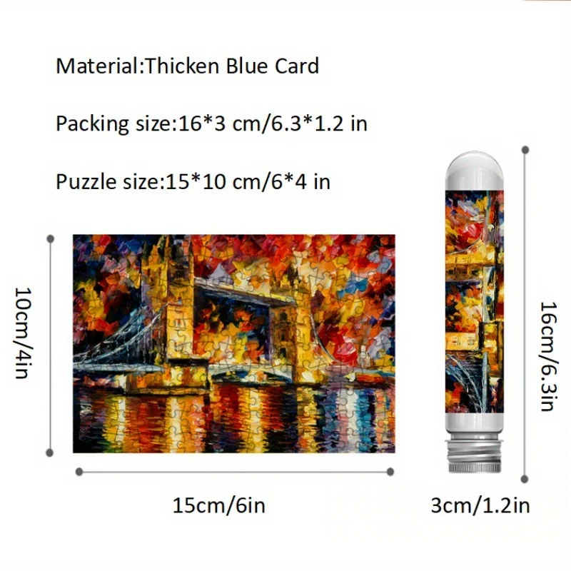 150pcs Mini Test Tube Puzzle L - Home Decor London recension och pris
