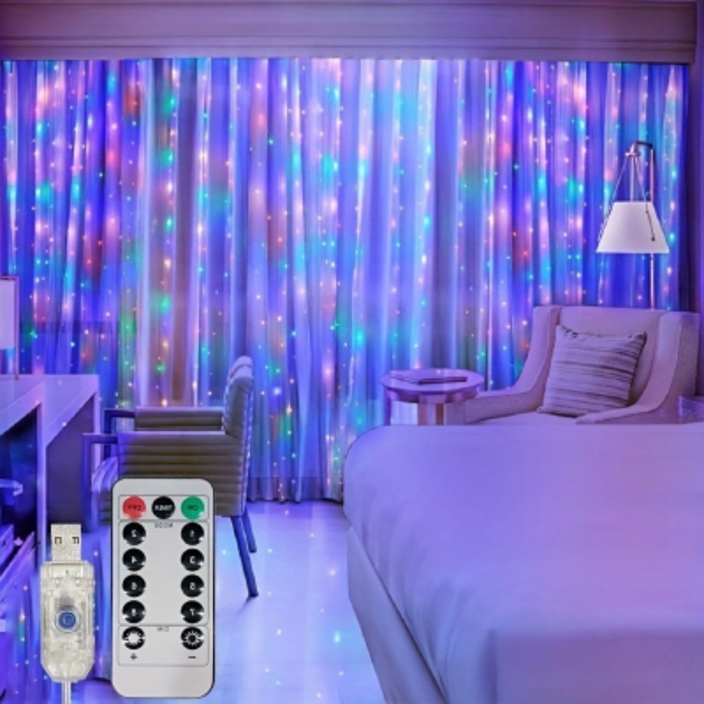 3/6m LED Curtain String Lights - String Curtain Light recension och pris